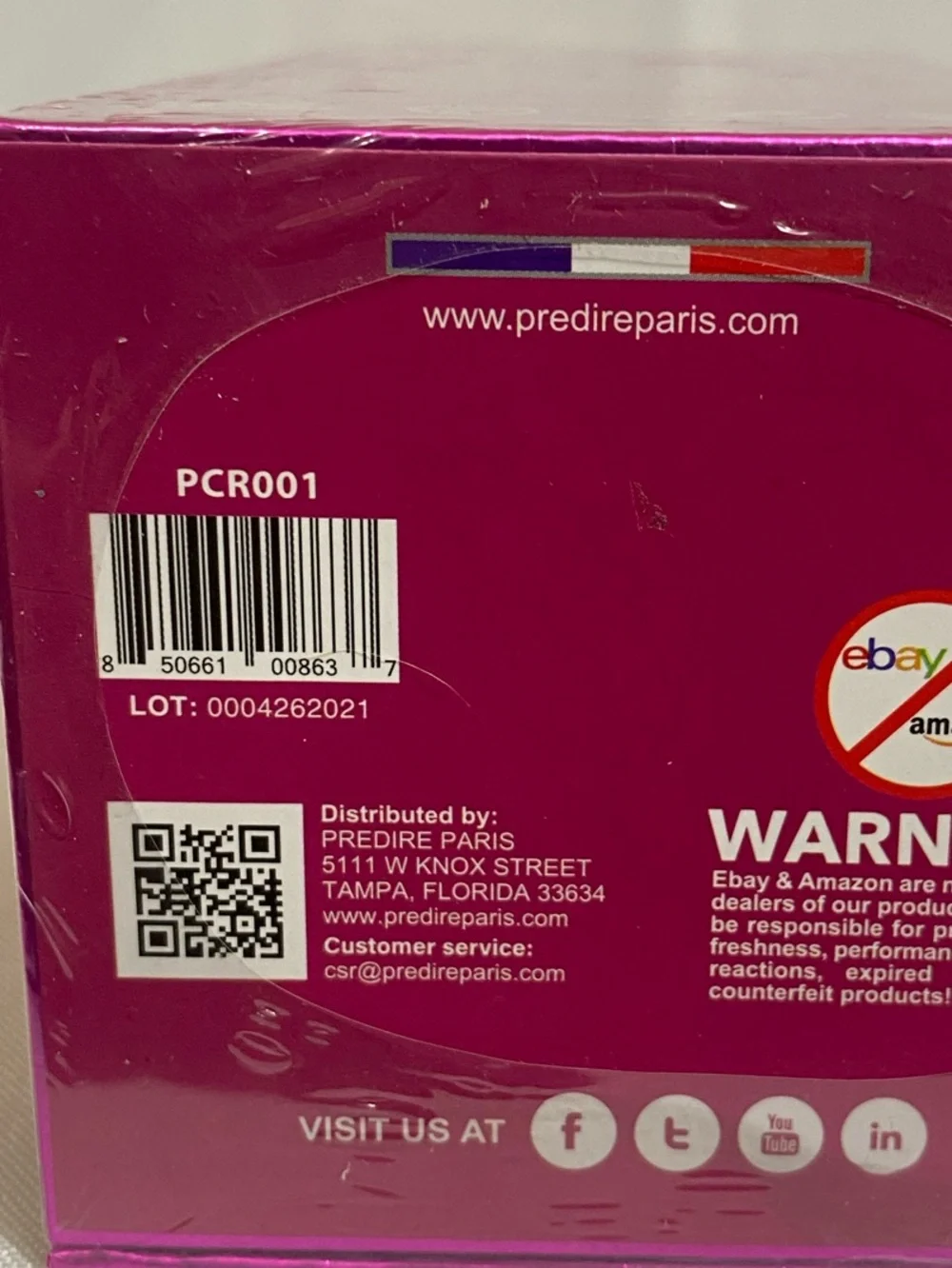Prédiré Skin Collagen Cell Renewal Cream — Bright Pink Moisturizer